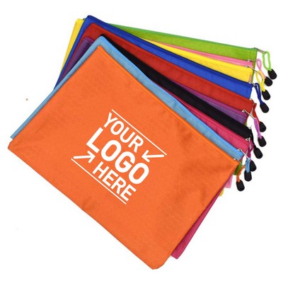 A4 Waterproof Zipper File Bags