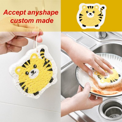 Cat Shaped Compressed Sponge