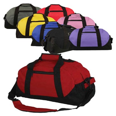 Two-Tone Duffel Bag