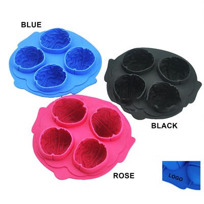 Silicone Brain Ice Mold Tray