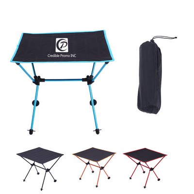 Outdoor Camping Portable Folding Table Aluminum Alloy Picnic Barbecue Leisure Desk