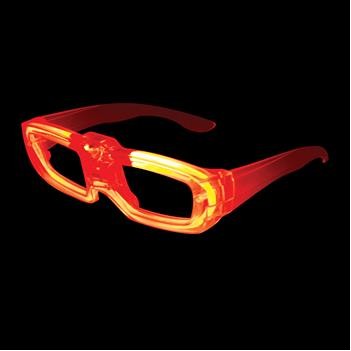 Red Sound Reactive E.L. Glasses