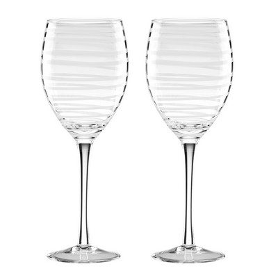 Kate Spade® White Charlotte Street White Wine Glass, Set of 2