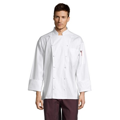 Uncommon Threads Unisex White Palermo Executive Chef Coat