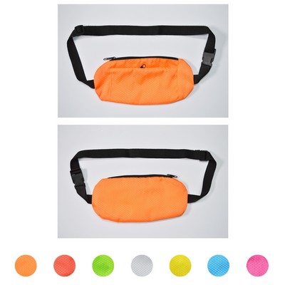 Screen Print Double Front Pocket Waist Bag 2