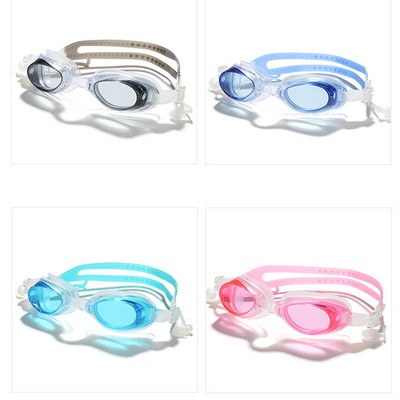 Swimming Goggles With Earplug For Kids