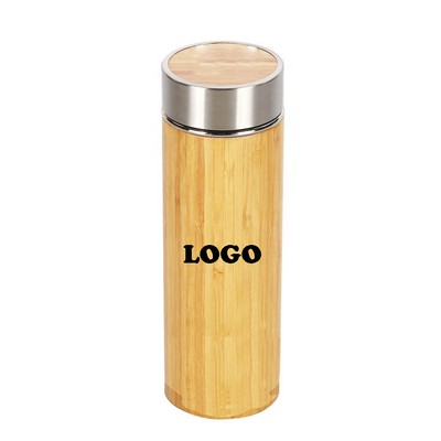 Bamboo/Stainless Steel Vacuum Bottle