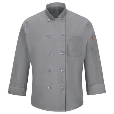 Red Kap® Men's Long Sleeve Chef Coat w/OilBlok & Mimix™