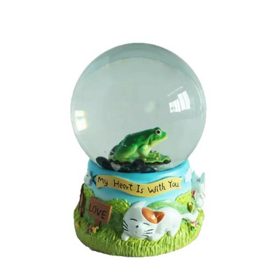 Custom Resin Figurine Water Snow Globe