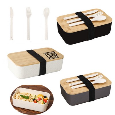 Bento Lunch Box with Tableware Set