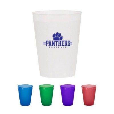 16 Oz. Reusable Frosted Flex Stadium Cup