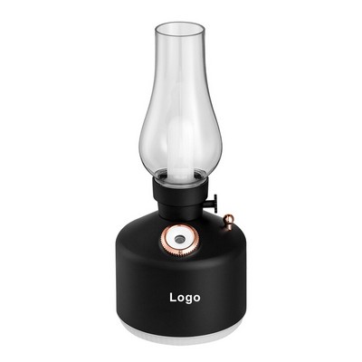 Kerosene Lamp Shaped Cool Mist Humidifier Retro