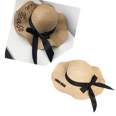 High Quality Customized Lafie Straw Hat