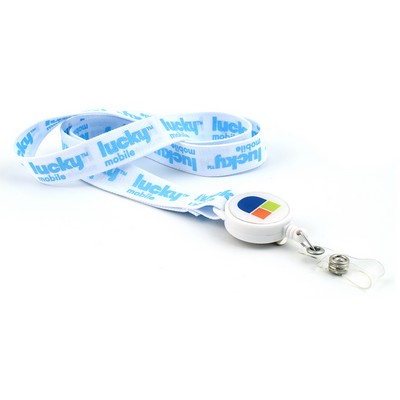 Tradeshow Classic Lanyard with Retractable Badge Reel