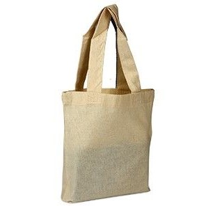 100% Cotton Sheeting Medium Economy Tote w/Mini Gusset