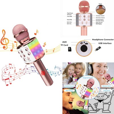 Wireless Bluetooth Karaoke Microphone