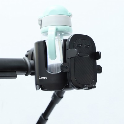 2-in-1 Stroller Cup Holder With Phone Holder