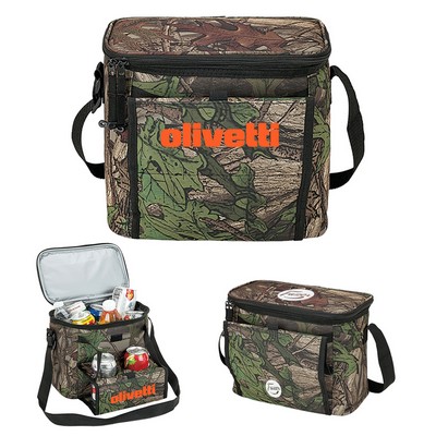 12 Can Green Camo Cooler