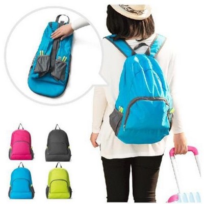 Folding customized outdoor backpack