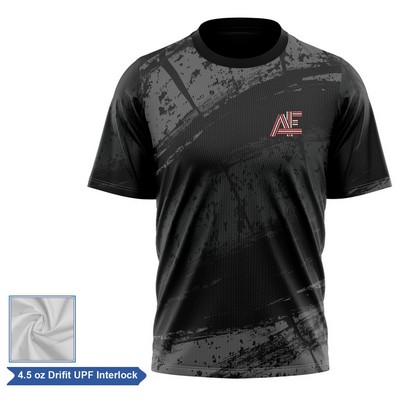 Sublimation Short Sleeve Performance T-Shirt - UPF DriFit - Men Women Kids