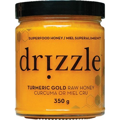 Drizzle Turmeric Gold Raw Honey- 12oz/350g