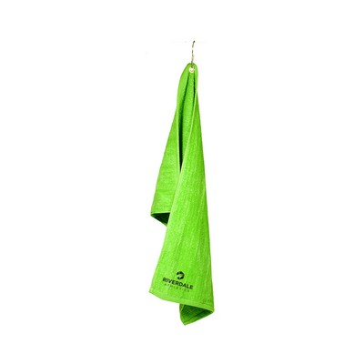 Hand Towel (16" x 25") - Dark Colors - Lime Green