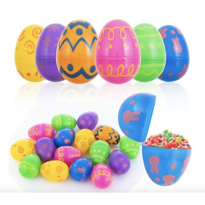 Printed Plastic Easter Eggs Easter Basket Stuffers Fillers Classroom Prize Supplies