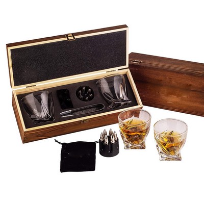 Whiskey Stones Gift Set for Men