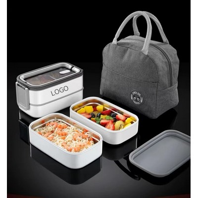 304 Stainless Steel Bento Box w/ Thermal Bag