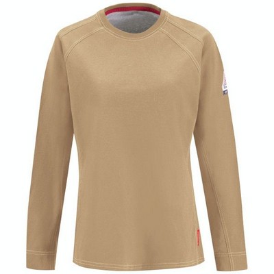 Bulwark™ iQ Series® Comfort Knit Women's Tee Shirt - Khaki Tan