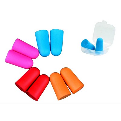 Silicone Ear Plugs in Square Case