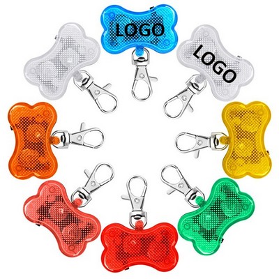 LED Bone-Shaped Pet Collar Pendent