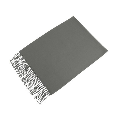 Dark Gray Acrylic Scarf