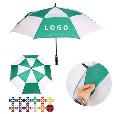 Oversized 64-Inch Arc Weather-Resistant Golf Umbrella