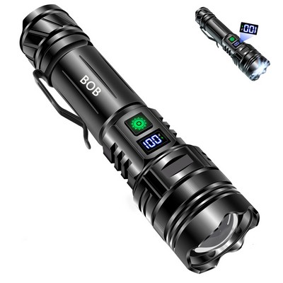 Outdoor TYPE-C Charging Ultra Bright Digital Flashlight