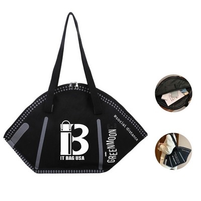 Mask Style Tote Bag