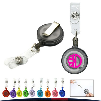 Transparent Badge Holder Reel