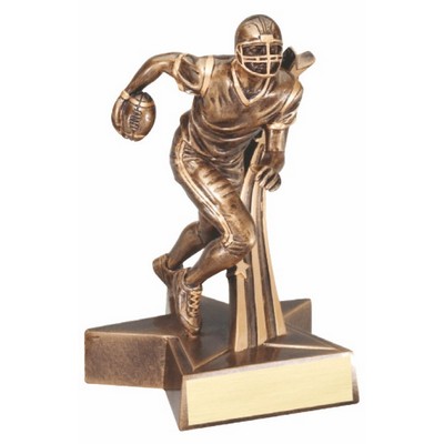 8 1/2" Male or Female Football Resin Trophy