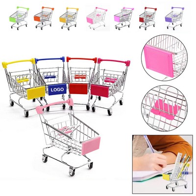 Mini Shopping Cart Desk Toy