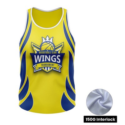 Women's Full Sublimation Basketball Jersey - 150G Interlock