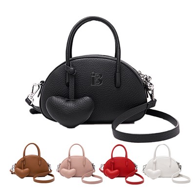 PU Leather Lady Delicate Versatile Crossbody Bag