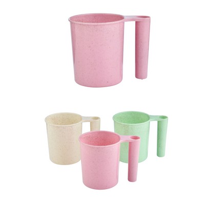 Wheat Straw Mouthwash Cup With Toothbrush Holder