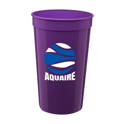 22 oz. Fantastic Plastic Stadium Cup (2 Color Imprint)