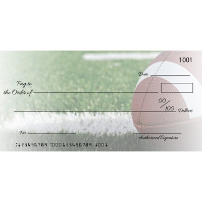 Custom Football Big Checks