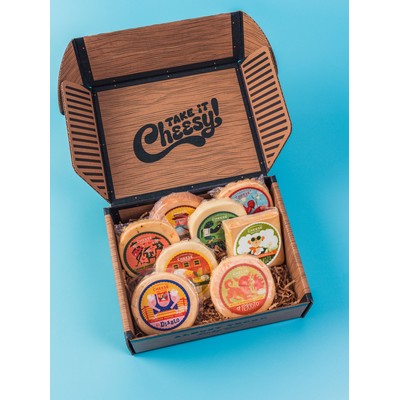 Cheese Bros. Brotherhood Gift Box (8 Wisconsin Cheeses)