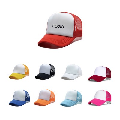 Adjustable Snapback Trucker Mesh Cap