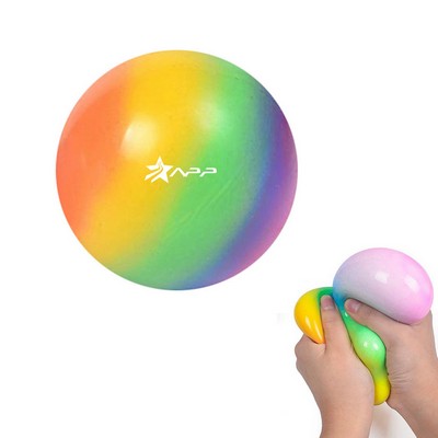 Rainbow Stress Reliever Ball Toy