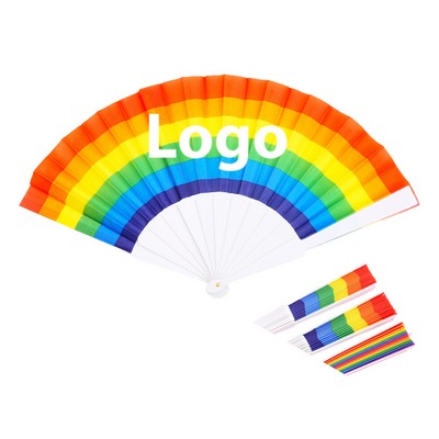 Large Rainbow Fan