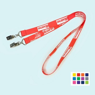 Double-ended Lanyard with Bulldog Clip