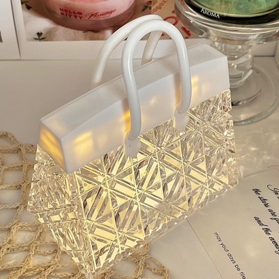 Acrylic Crystal Handbag Creative Night Light